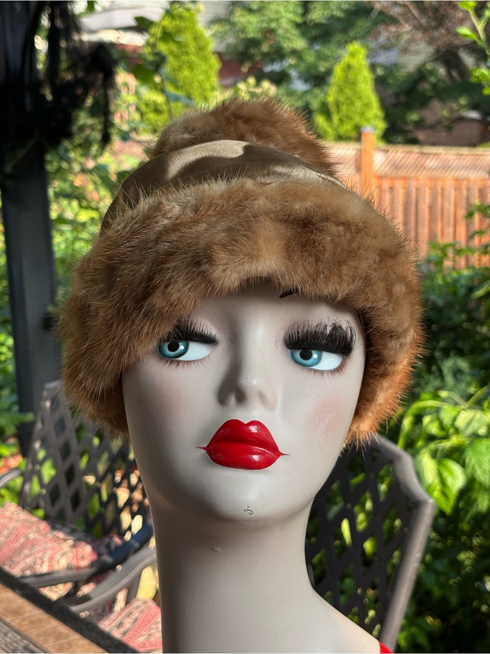Vintage Mink Fur Hat by Heath Furs Ltd. Hamilton | Mid-Century Canadian Winter H